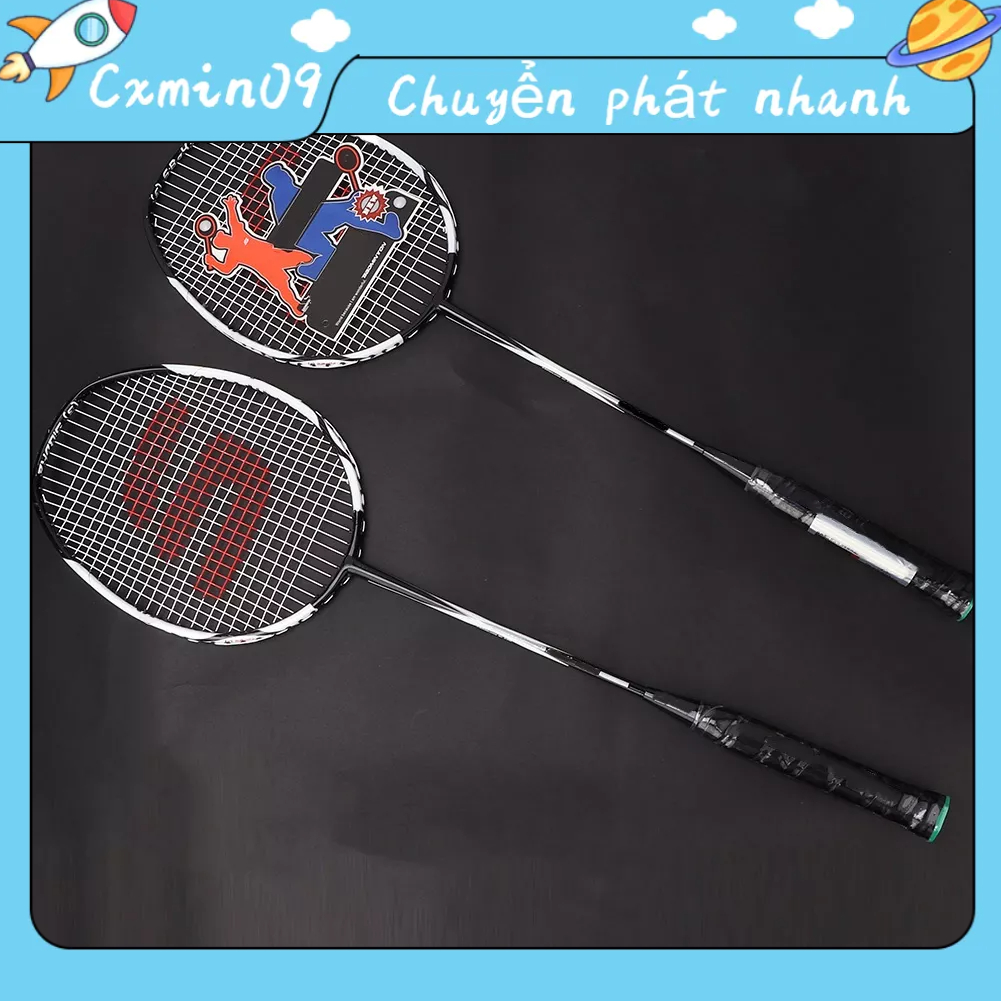 Vợt cầu lông, Vợt Cầu Lông Bằng Hợp Kim Nhôm Carbon  Tập Thể Hìn RisingGirl