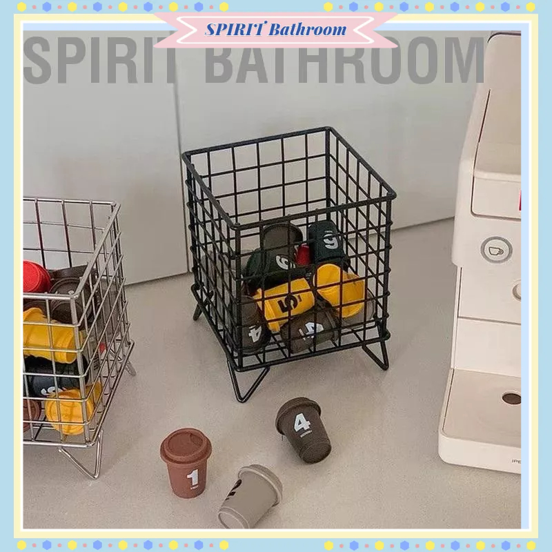 SPIRIT Bathroom Giỏ lưu trữ Lưới thép không gỉ Hộp thiết kế mở cho ký túc xá văn phòng tại nhà