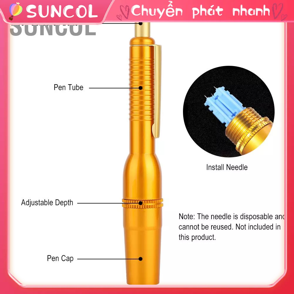 Hộ Gia Đình Y Tế Ba Kim Lấy Máu Bút Giác Hơi Massage Châm Cứu Thiết Bị Xét Nghiệm SUNCOL