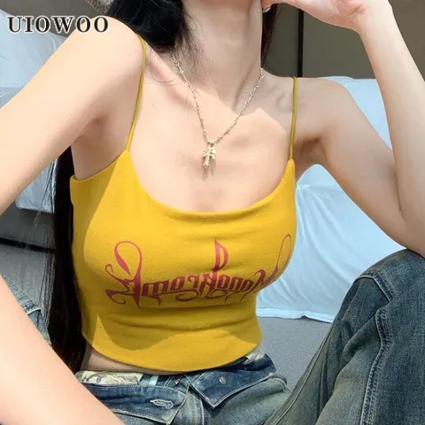 Uiowoo Thái Áo Ống Ngắn Có Mút Đệm Ngực Nhỏ Mặc Bên Trong Độc Đáo Và Quyến Rũ Phong Cách Thái Lan