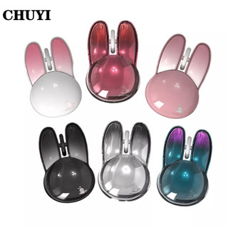 CHUYI chuột không dây bluetooth 2.4Ghz Hình Thỏ 3D Dễ Thương
