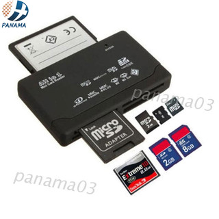 Đầu đọc thẻ nhớ tất cả trong một USB Mini Micro SD SDHC M2 MMC XD CF kèm cáp nhỏ