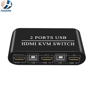Hộp chuyển đổi 4k hdmi kvm 2-cổng usb cho chuột vi tính bàn phím