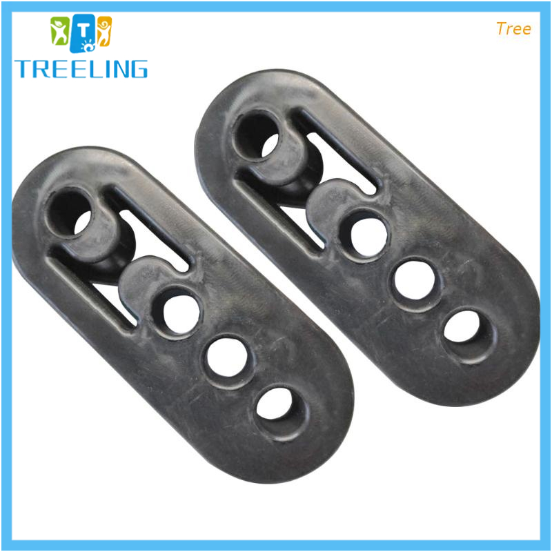 Set 2 móc cao su treo ống pô xe hơi tiêu chuẩn 4 lỗ 11mm