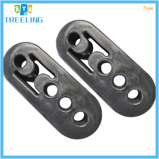 Set 2 móc cao su treo ống pô xe hơi tiêu chuẩn 4 lỗ 11mm