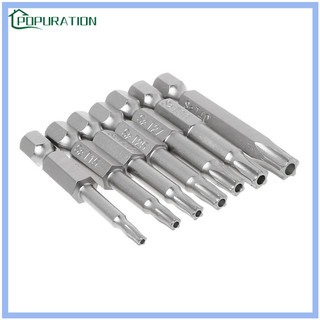 Bộ 7 tuốc nơ vít 6 cạnh 1 / 4 " đầu lục giác kèm túi đựng