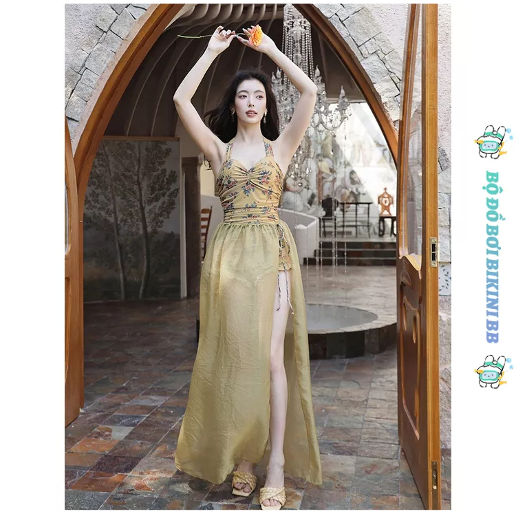 Đồ bơi Phụ nữ 2023 Mới Mới váy Vintage in sexy bikini HZFWC1905