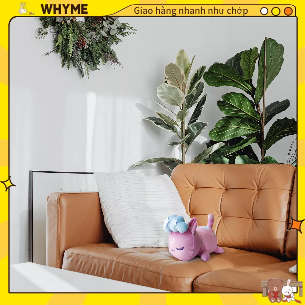 Thú Nhồi Bông hình mèo Aphmau Gấu bông hình mèo Aphmau Đồ chơi kiêm gối nhồi bông hình mèo Aphmau  25cm WHYME