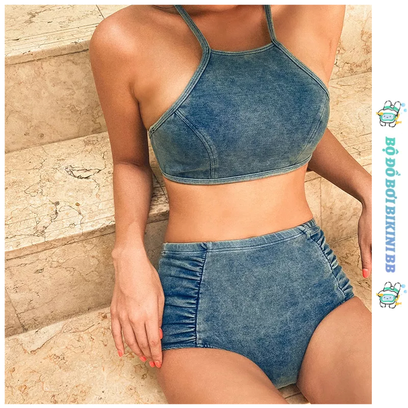 Bộ Đồ Bơi Hai Mảnh Phong Cách Hàn Quốc Thời Trang Cho NữHzfwc6011