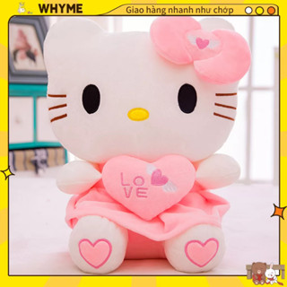   Giá rẻ   Gấu Bông Hello Kitty  Gối ôm Hello Kitty  - Quà Tặng Cao Cấp Cho Bé WHYME 