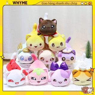 Thú Nhồi Bông hình mèo Aphmau Gấu bông hình mèo Aphmau Đồ chơi kiêm gối nhồi bông hình mèo Aphmau 25cm WHYME