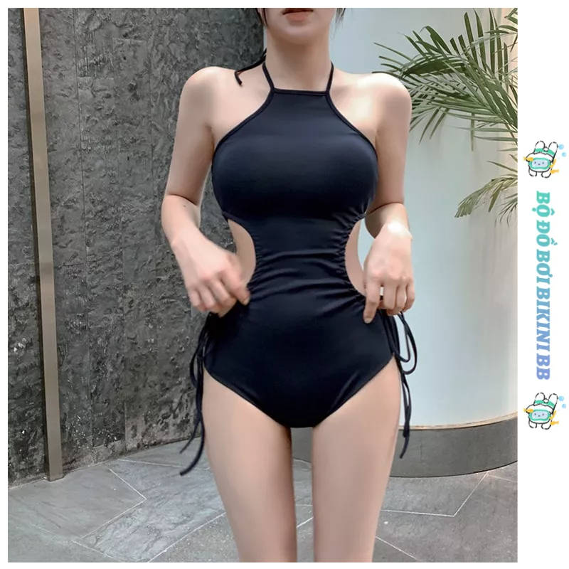 Bộ Đồ Bơi Bikini Cạp Cao Xẻ Tà Gợi Cảm Cho Nữ HZFWC6008