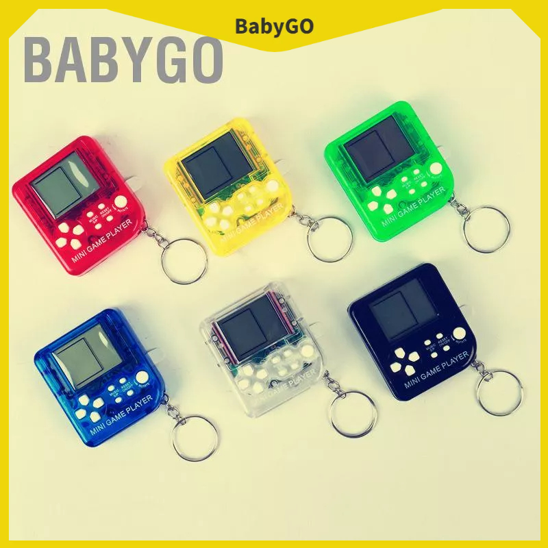 BabyGo Móc Khóa Khối Máy Chơi Game Retro Mini Cầm Tay