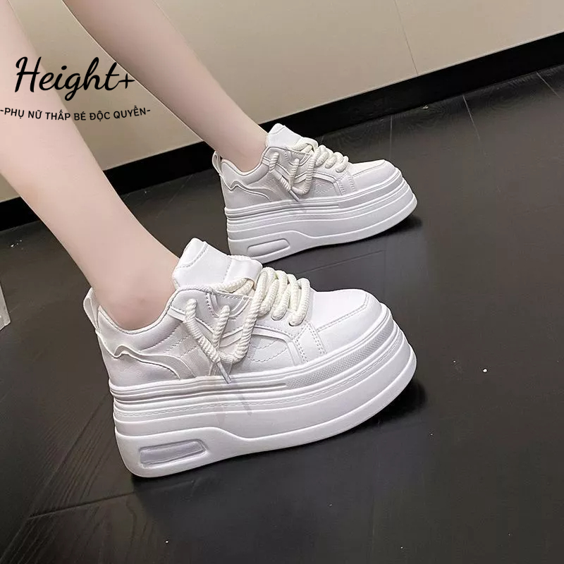 Giày Thể Thao Đế Dày 8cm Tăng Chiều Cao 8cm Phong Cách Mới Mùa Thu 2023