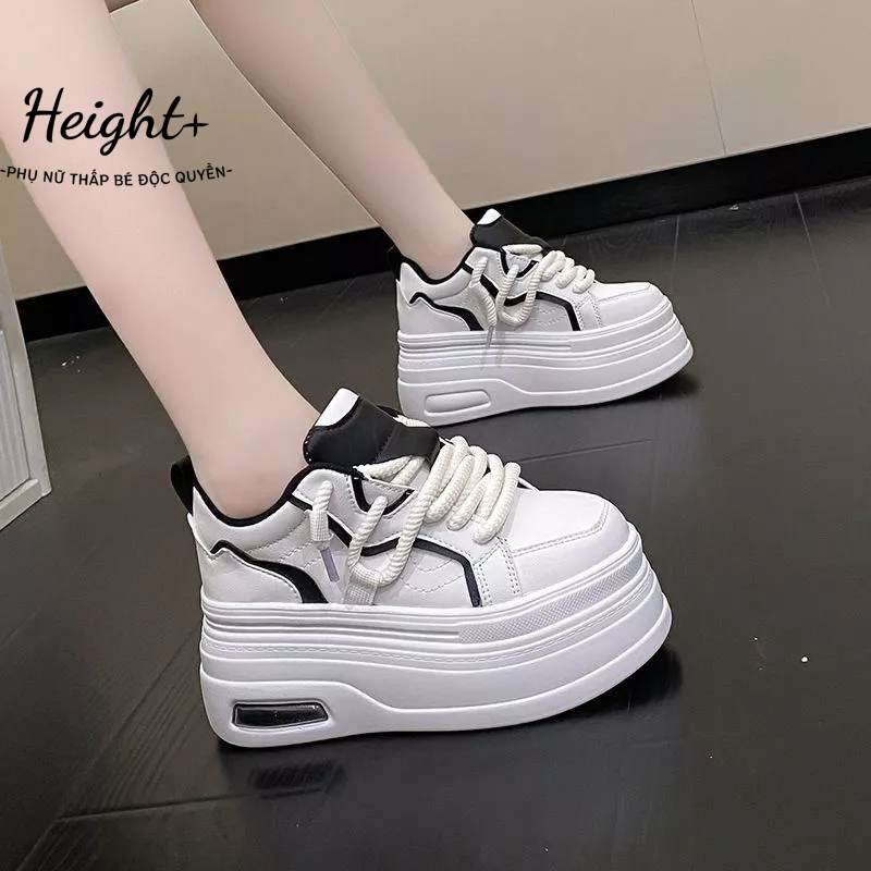 Giày Thể Thao Đế Dày 8cm Tăng Chiều Cao 8cm Phong Cách Mới Mùa Thu 2023