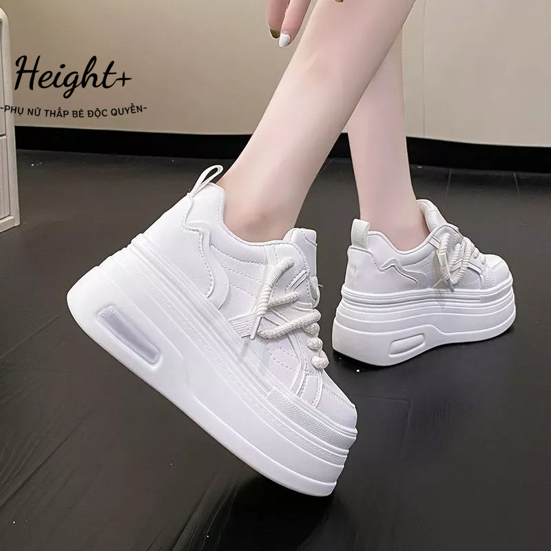 Giày Thể Thao Đế Dày 8cm Tăng Chiều Cao 8cm Phong Cách Mới Mùa Thu 2023