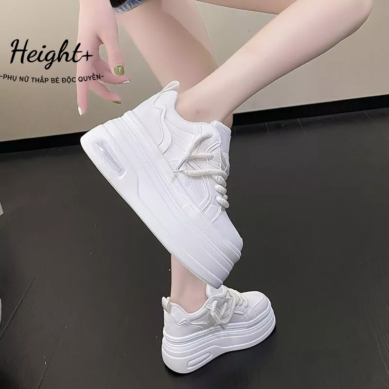 Giày Thể Thao Đế Dày 8cm Tăng Chiều Cao 8cm Phong Cách Mới Mùa Thu 2023