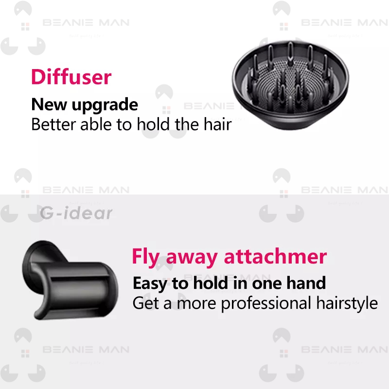 Máy sấy ion âm,máy sấy tóc không cánh quạt, sấy nóng lạnh và tạo kiểu nhanh.1600W-2000W super hair dryer BH 12 tháng