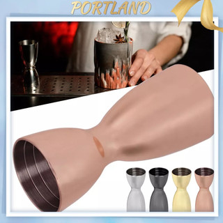 Portland Cocktail Đôi Jigger Inox Rượu Cốc Đo Thanh Pha Chế Hình Chữ U