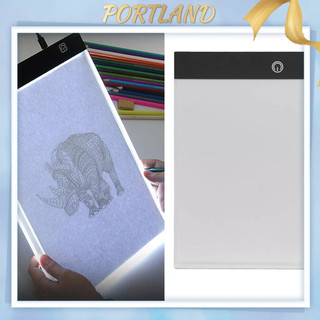 Portland Hộp đèn LED Tracer Ultra Thin Portable Dimmable Artcraft Tracing Pad A5 để vẽ tranh
