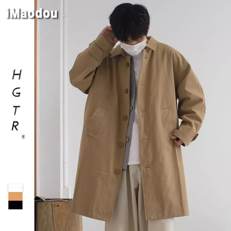 IMaodou Áo Khoác Dáng Rộng Phong Cách Nhật Bản Thời Trang Cho Nam Và Nữ