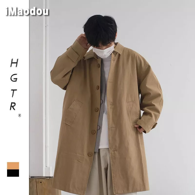 IMaodou Áo Khoác Dáng Rộng Phong Cách Nhật Bản Thời Trang Cho Nam Và Nữ