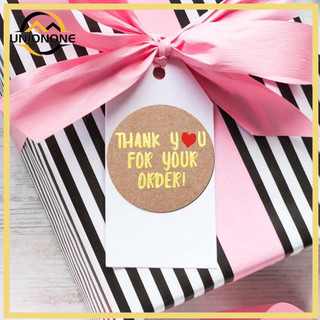 Set 500 sticker in chữ Thank you for your order dùng cho trang trí xinh xắn