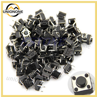 Set 100 công tắc nút bấm 6x6x5mm 4pin