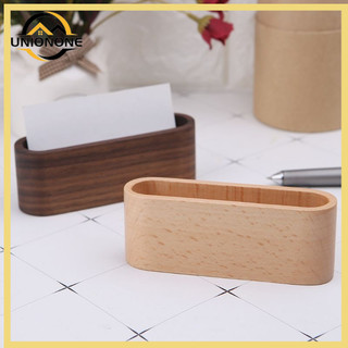 Hộp đựng trưng bày thẻ danh thiếp để bàn bằng gỗ gọn gàng tiện lợi