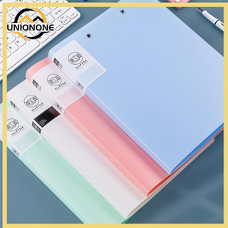 Bìa đựng tài liệu bằng nhựa PP khổ A4 thiết kế 2 kẹp kim loại chắc chắn