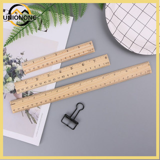 Thước đo bằng gỗ hai mặt 15 cm 20 cm 30 cm 12 inch dành cho học sinh/ nhân viên văn phòng