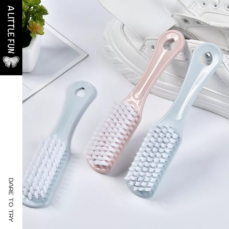 Bàn chải nhựa nhỏ tình yêu bàn chải làm sạch giày lông mềm bàn chải làm sạch giày bàn chải giặt quần áo bàn chải bàn chải giày tth207
