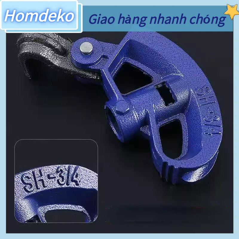 Dụng cụ uốn ống bằng tay 3/4in mạ kẽm cho luồn dây điện 1/2in‑3/4in màu xanh lam Homdeko J.