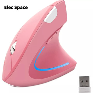Elec Space Chuột Quang Không Dây Dạng Đứng 800 / 1200 / 1600 DPI 6 Nút Bấm Chất Lượng Cao