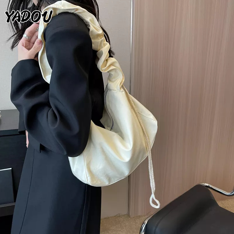Túi đeo vai kẹp nách YADOU vải nylon nhẹ thời trang mới phong cách Hàn Quốc dễ phối đồ cho nữ