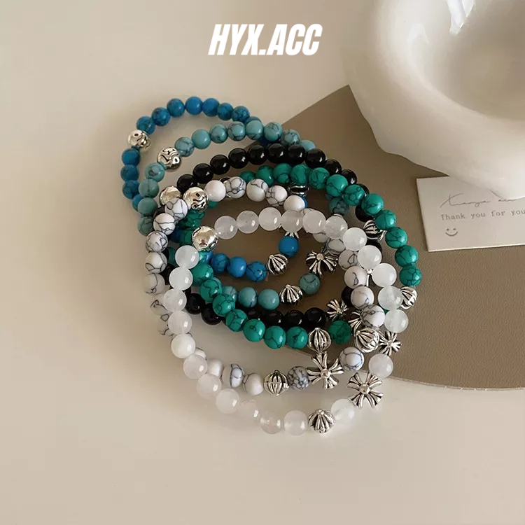 Vòng Tay Chuỗi Hạt Mặt Thánh Giá Thời Trang Dành Cho Nữ