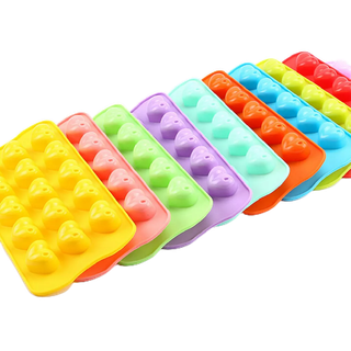 Khuôn silicone tạo hình làm bánh kẹo/thạch/socola hình trái tim xinh xắn