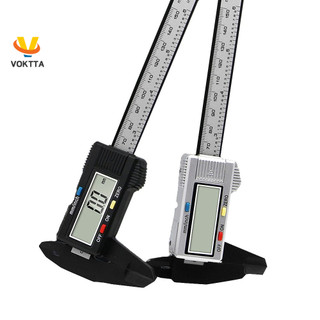 Voktta 150mm thước cặp kỹ thuật số điện tử mặt số bằng sợi carbon vernier thước đo micrometer công cụ đo thước kỹ thuật số