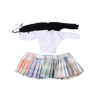 Velishy 1pc 29cm quần áo búp bê phụ kiện công chúa váy xếp ly thời trang trang phục búp bê