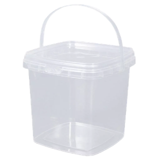 Thùng nhựa đựng thực phẩm elebuy 280ml / 500ml / 1l / 2l có nắp và tay cầm