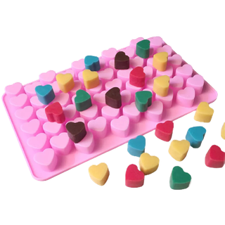 Khuôn silicone Làm Đá Hình Trái Tim 3d