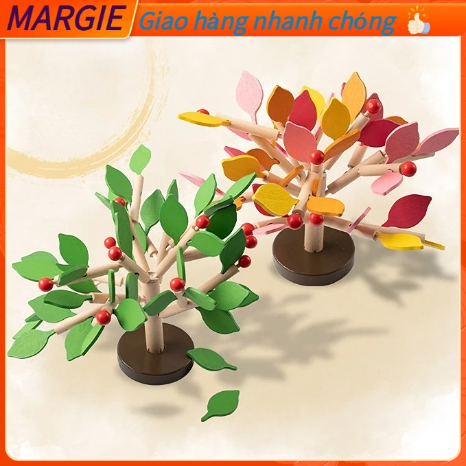Xếp hình cây - bằng gỗ cho bé MARGIE S.
