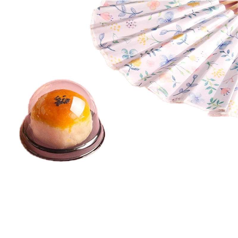 Hộp đựng bánh tráng miệng nhỏ 50 cái hộp đựng bánh cupcake trong suốt hộp đựng bánh nướng đồ dùng tiệc cưới món quà giáng sinh
