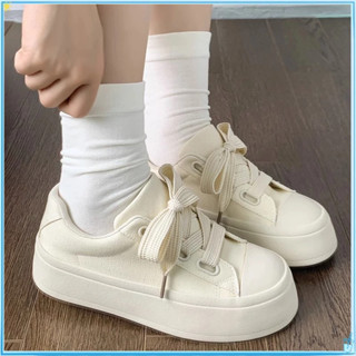 Giày thể thao canvas đế dày phong cách mới mùa hè cho nữ