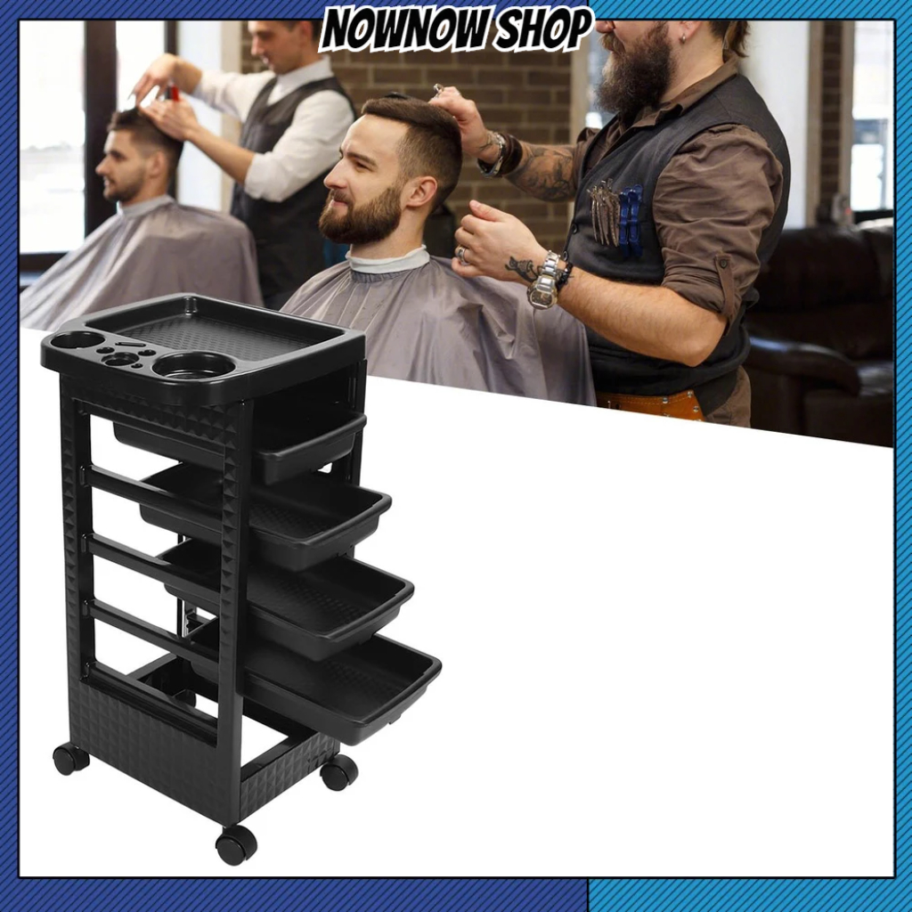 NOWNOW SHOP 🛒🛒Xe đẩy Salon Trạm làm tóc có thể tháo rời nhiều lớp chuyên nghiệp dành cho tiệm cắt