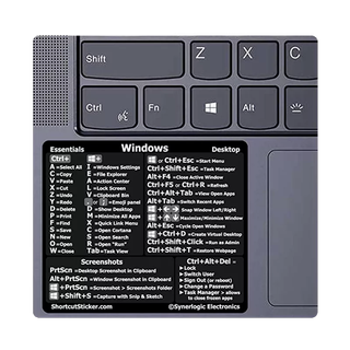 Miếng dán phím tắt windows pc ESHYLALA có thể tháo rời cho bàn phím