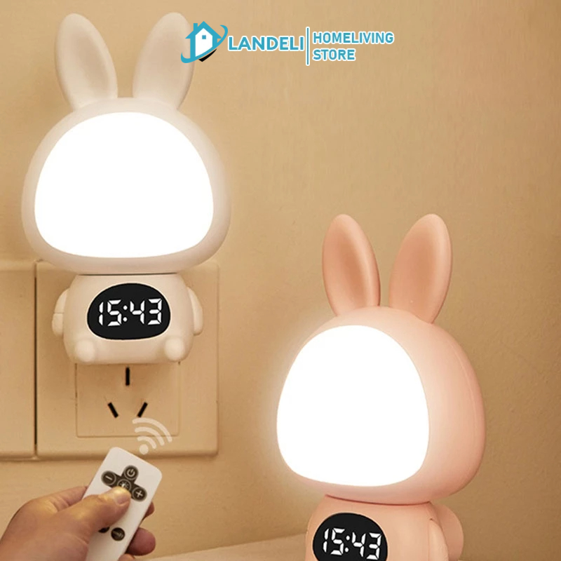 Landeli Đèn Ngủ LED Ba Màu Ánh Sáng Trắng Ấm Áp Có Thể Sạc Lại