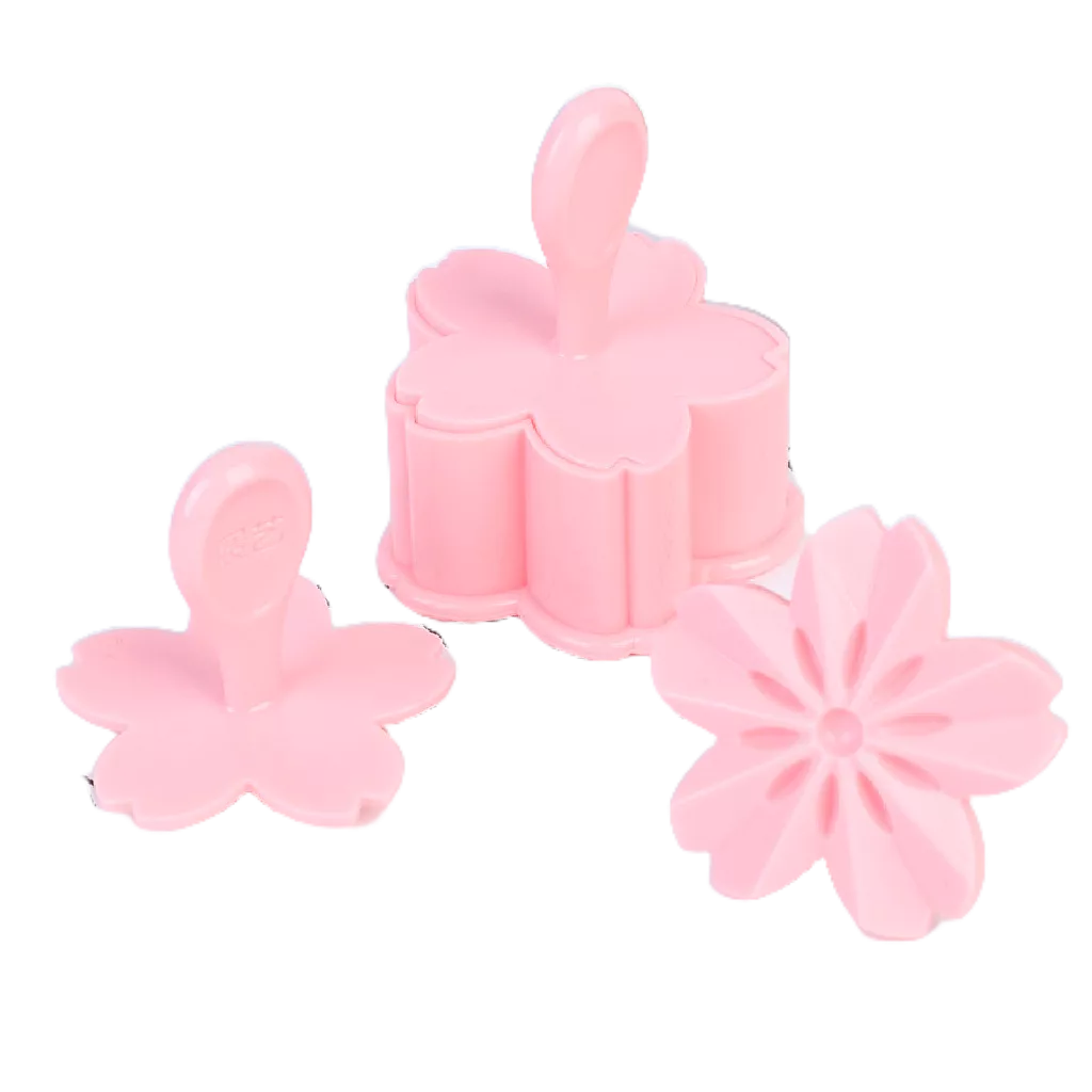 Set 5 khuôn bánh ELEBUY cắt tạo hình hoa anh đào làm cookie bánh quy fondant