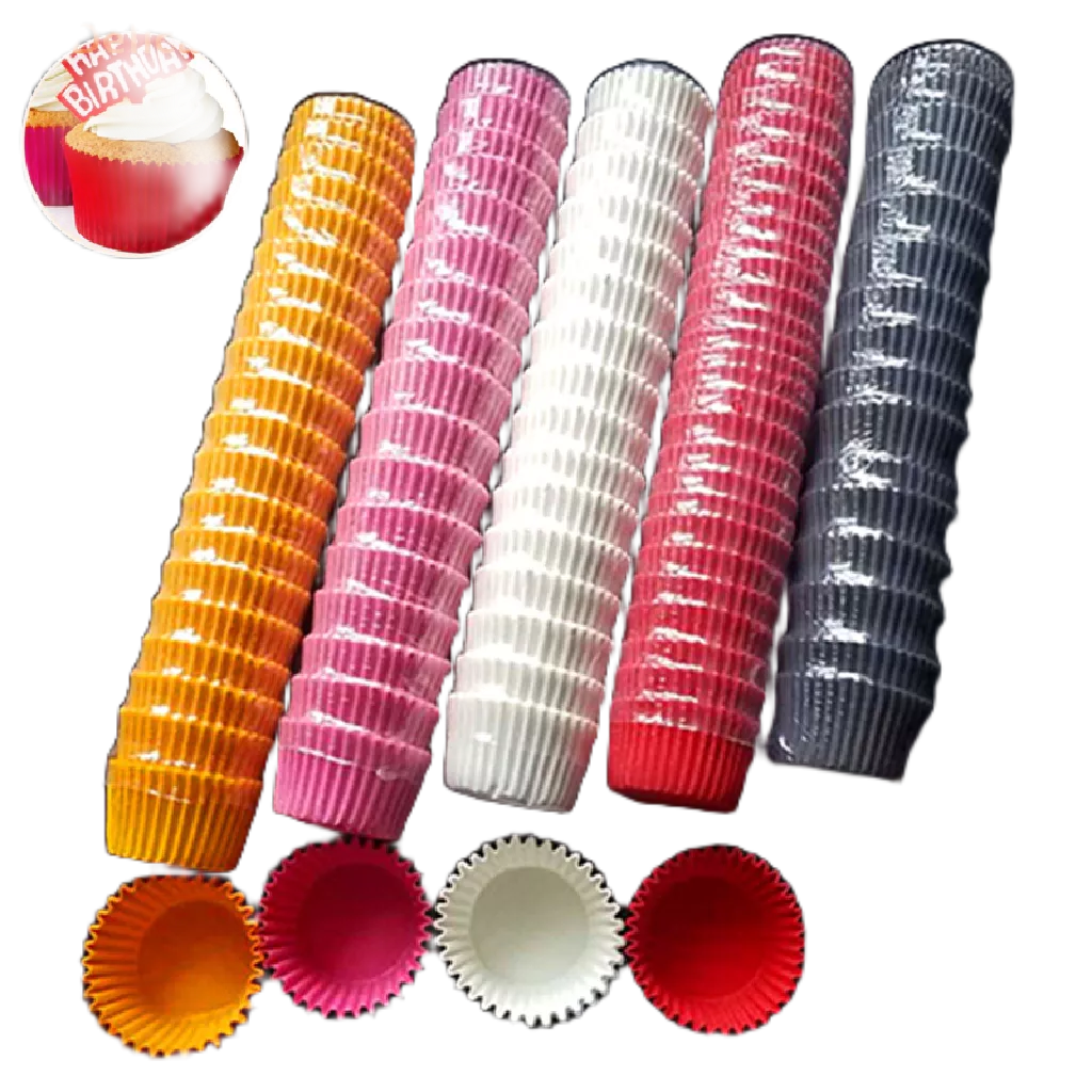 Set 1000 khay lót bánh cupcake muffin ELEBUY 25x20mm dụng cụ trang trí