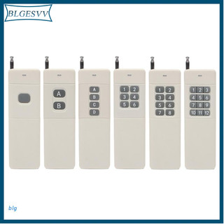 Điều khiển từ xa 3000m 1 / 2 / 4 / 6 / 8 / 12ch RF 433 Mhz chuyên dụng